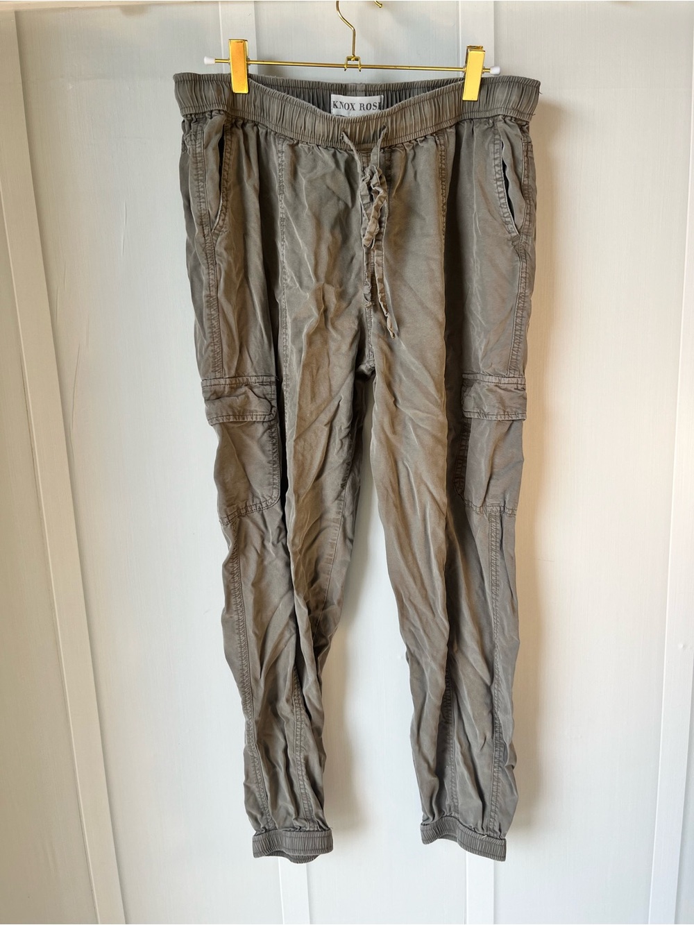 Knox Rose Women’s Olive Cargo Jogger Pants